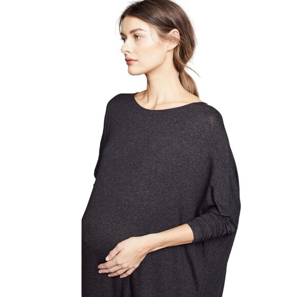 HATCH The Jersey Drape Maternity Dress OS Midi Dolman Nursing Stretch Rayon USA - Picture 4 of 10